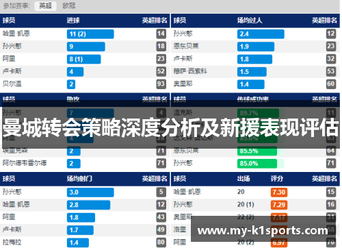 曼城转会策略深度分析及新援表现评估