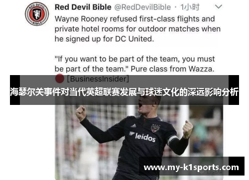 海瑟尔关事件对当代英超联赛发展与球迷文化的深远影响分析 海瑟尔关事件对当代英超联赛发展与球迷文化的深远影响分析